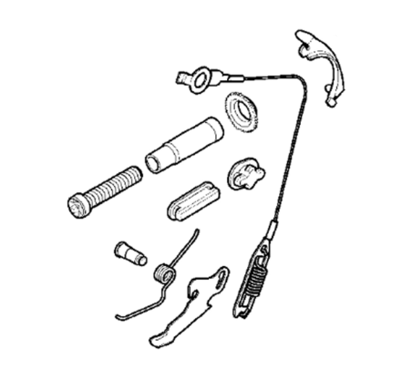 (B) KİT (Brake Adjuster Kit, Left Side) AH131055