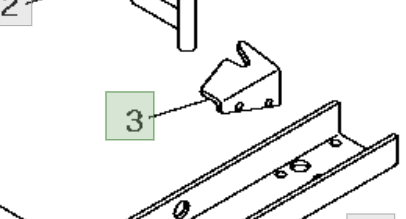 KORKULUK BRAKETİ (Handrail Bracket) N278371