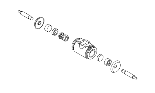 ALT FREN LASTİĞİ (Brake Hydraulic Cylinder) AH131049-AH131045