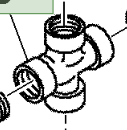 SU MOTOR DÖRT BAĞLANTILI DİRSEK (Female Cross Pipe Fitting) N85442