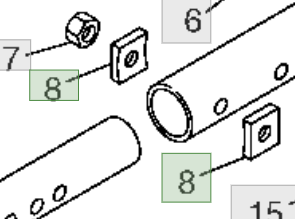 KELEPÇE (1-Diameter Block Clamp) H139807